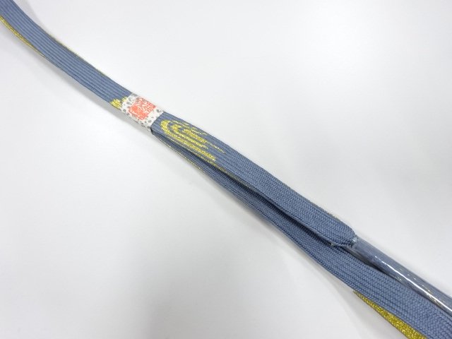 JAPANESE KIMONO / UNUSED KOREI HAND-TIED OBIJIME